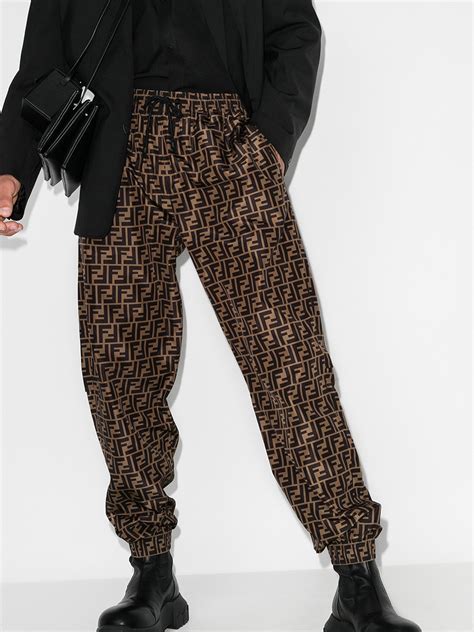 fendi monogram track pants|fendi official website.